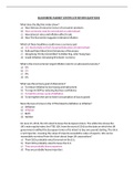 FINA 385 BLOOMBERG MARKET CERTIFICATE REVIEW QUESTIONS