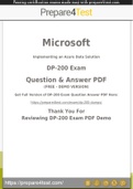 DP-200 Questions [2021] Get 100% Actual DP-200 Questions and Answers PDF