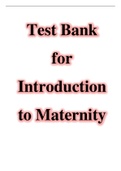 Test Bank for Introduction to Maternity and Pediatric Nursing 7e (Leifer 2015)NURSING 7E Test Bank for Introduction to Maternity and Pediatric Nursing 7e (Leifer 2015)