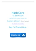 HashiCorp TA-002-P Dumps 100% Real [2021] TA-002-P Exam Questions