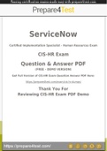CIS-HR Questions [2021] Get 100% Actual CIS-HR Questions and Answers PDF