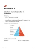 Samenvatting H7 - Materialen - UGent - Ind. Ing - K. Ragaert