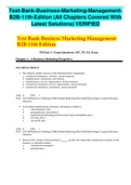 Test-Bank-Business-Marketing-Management- B2B-11th-Edition (All Chapters Covered With Latest Solutions ) VERIFIED