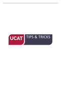 UCAT - Tips & Tricks Guide