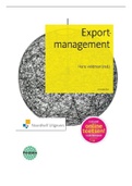Exportmanagement Samenvatting