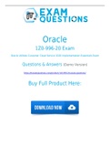 Download Oracle 1Z0-996-20 Dumps Free Updates for 1Z0-996-20 Exam Questions [2021]