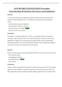 AGNP BOARD EXAM QUESTIONS Prescription Gastroenterology &lpar;85 Questions with Answers and Explanations&rpar;