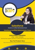 Salesforce-Certified-Administrator Dumps - Accurate Salesforce-Certified-Administrator Exam Questions - 100% Passing Guarantee