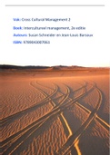 Samenvatting Intercultureel management 2/e, ISBN: 9789043007061 Cross Cultural Management (CCM2)