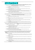ATI Practice B &vert; VERIFIED SOLUTION 