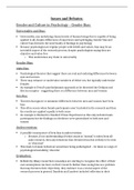 AQA Psychology Issues and Debates Notes