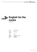 Bundel: Opdrachten English for the media (Business Email & About us page)