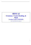 Exam (elaborations) NURS 407