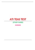 TEAS TEST STUDY GUIDE SCIENCE