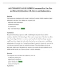 AGNP BOARD EXAM QUESTIONS Assessment Eye&comma; Ear&comma; Nose and Throat &lpar;166 Questions with Answers and Explanations&rpar;&period;
