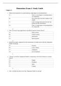 NUR2058 Dimensions of Nursing Exam 2 Study Guide