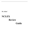 MR ATKINS&rsquo; NCLEX REVIEW  GUIDE