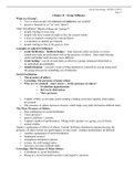 PSY 393 - MYERS&comma; Social Psyc&comma; Chp 6 outline-notes&period; Group Influence 