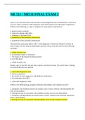 NR 511 NR511 FINAL EXAM 2