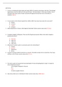 HESI A2 MATH LATEST 2021 WITH ALL THE CORRECT ANSWERS GRADE A 