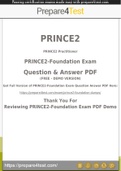 PRINCE2-Foundation Questions [2021] Get 100% Actual PRINCE2-Foundation Questions and Answers PDF
