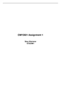 CMY2601 Assignment 1