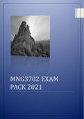 MNG3702 EXAM STUDY PACK 2021