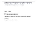 TestBank-McCance-Pathophysiology-Biologic-Basis-for-Disease-8th-2020&sol;2021 by Kathryn L&period; McCance&comma; Sue E&period; Huethe Test Bank  &ndash;WITH ELABORATE QUESTIONS AND ANSWERS