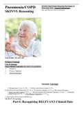 NURS 2040 Pneumonia/COPD SKINNY Reasoning/Joan Walker, 84 years old