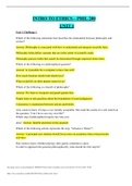 INTRO TO ETHICS &ndash; PHIL 200 UNIT 1