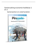 Samenvatting pincode Samenwerken en Onderhandelen 4&sol;5 havo