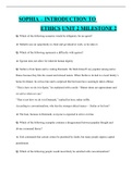 SOPHIA &ndash; INTRODUCTION TO ETHICS UNIT 2 MILESTONE 2