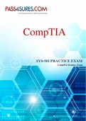 SY0-501 PRACTICE EXAM CompTIA Security+ Exam