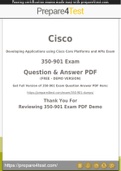 Cisco Certified DevNet Professional Certification - Prepare4test provides 350-901 Dumps