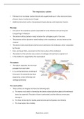 Anatomy of the torso 161 (ANA 161) summary of ALL lecture notes and textbook