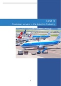 Unit 3 Customer service in the Aviation Industry