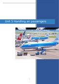 BTEC Unit 5 Handling air passengers 2019-2020