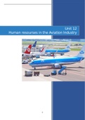 Unit 12 Human resourses in the Aviation Industry
