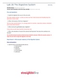 BIO 202L Lab 16 Worksheet- The Digestive System