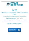 CFE-Financial-Transactions-and-Fraud-Schemes Dumps CFE-Financial-Transactions-and-Fraud-Schemes Exam Dumps CFE-Financial-Transactions-and-Fraud-Schemes VCE CFE-Financial-Transactions-and-Fraud-Schemes PDF Exam Questions (2021)
