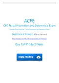 Get Approved ACFE CFE-Fraud-Prevention-and-Deterrence Exam Dumps [2021] Prepare Well CFE-Fraud-Prevention-and-Deterrence Questions