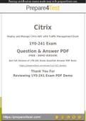 Citrix Certified Associate Certification - Prepare4test provides 1Y0-241 Dumps