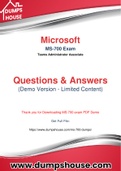 Microsoft MS-700 Dumps - Quick Tips To Pass