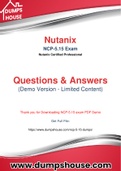 Nutanix NCP-5.15 Dumps - Quick Tips To Pass