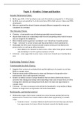 Summary AQA A-level Sociology Student Guide 3: Crime and deviance with theory and methods
