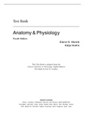 Test bank For  Anatomy & physiology Fourth Edition by  Elaine N. MariebKatja Hoehn