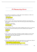 PN Pharmacology 75 Questions and Answers (GRADED A+) | 100% VERIFIED