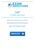 Download SAP C_THR91_1811 Dumps Free Updates for C_THR91_1811 Exam Questions [2021]