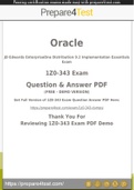 Oracle JD Edwards EnterpriseOne Certification - Prepare4test provides 1Z0-343 Dumps