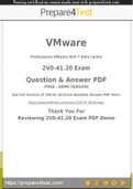 VMware Certified Professional Certification - Prepare4test provides 2V0-41.20 Dumps